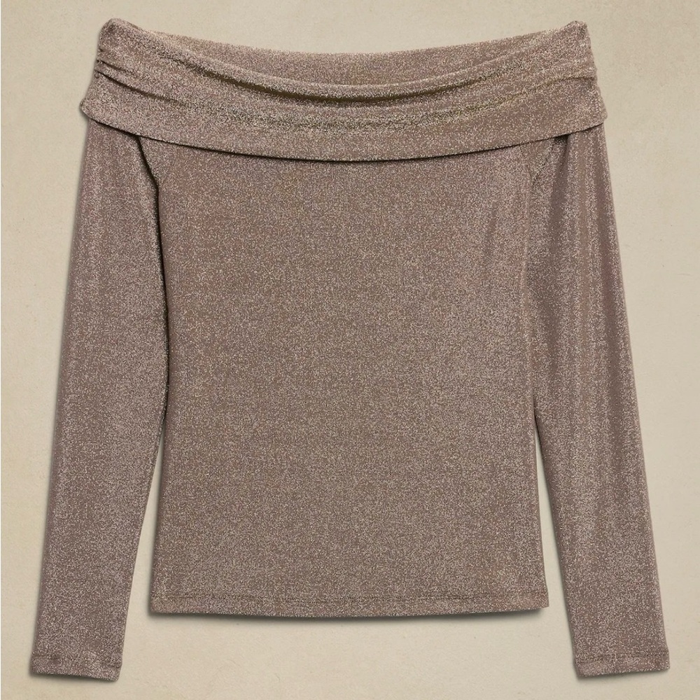 Size Large Off shoulder sparkle top